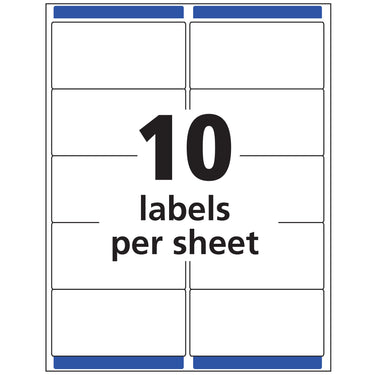 Avery Printable Shipping Labels with Sure Feed, 2